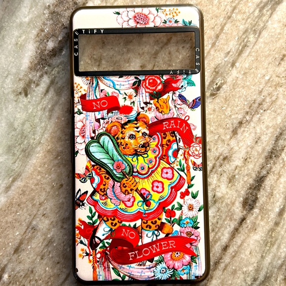 Google pixel 7 Pro Custom Casetify Impact case with bonus clear glitter case! - Picture 5 of 8